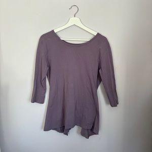 Elegantees Ruffle Back Top